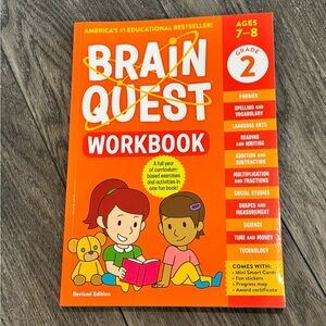 NEW Brain Quest 2nd Grade Workbook
